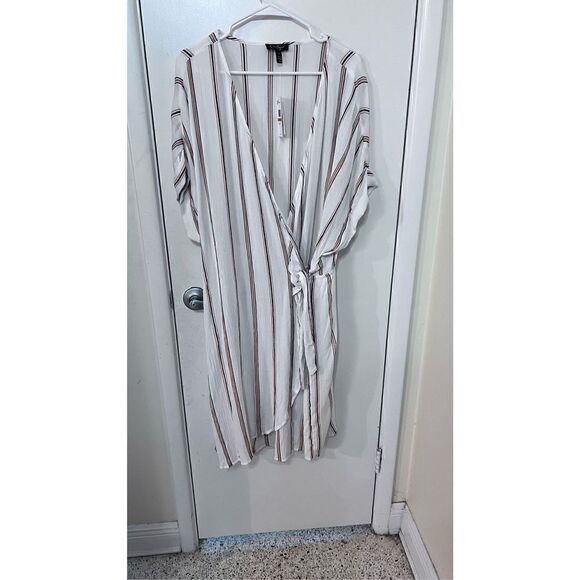 JESSICA SIMPSON WRAP DRESS GAUZE MATERIAL WOMENS SZ 3XL NEW P1-203 - Picture 2 of 12